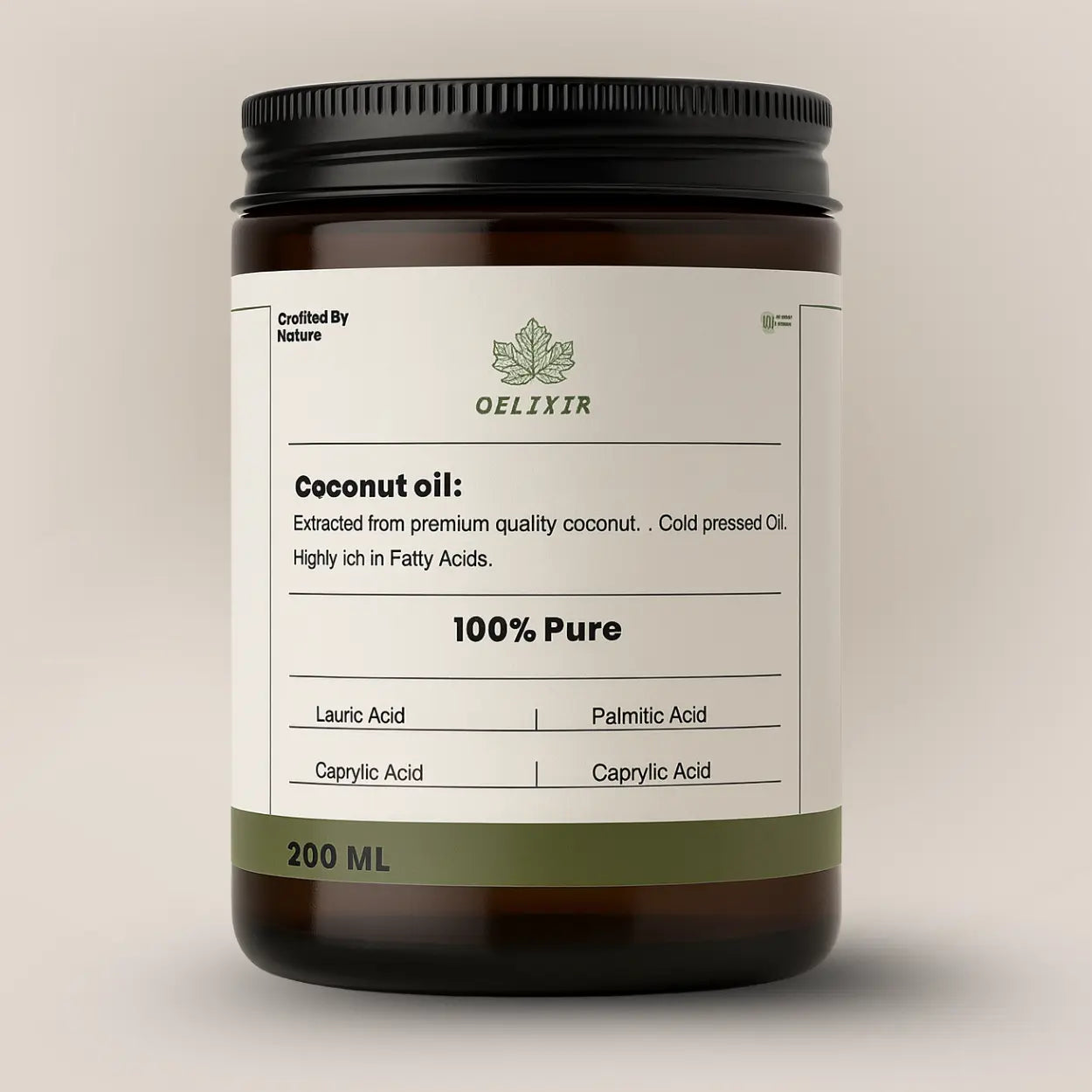 Cold Pressed Coconut Oil | Oelixir 100% Pure & Natural - OELIXIR