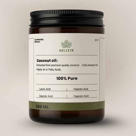 Cold Pressed Coconut Oil | Oelixir 100% Pure & Natural - OELIXIR