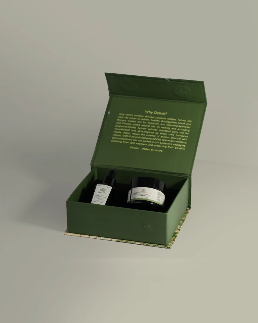 Hydra Glow Box – Cold Pressed Sesame & Coconut Oil - OELIXIR