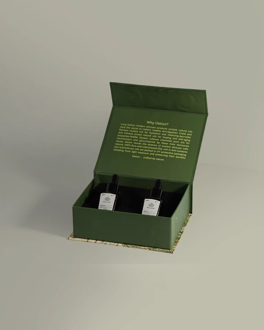 Detox & Nourish Box – Cold Pressed Sesame & Castor Oil - OELIXIR